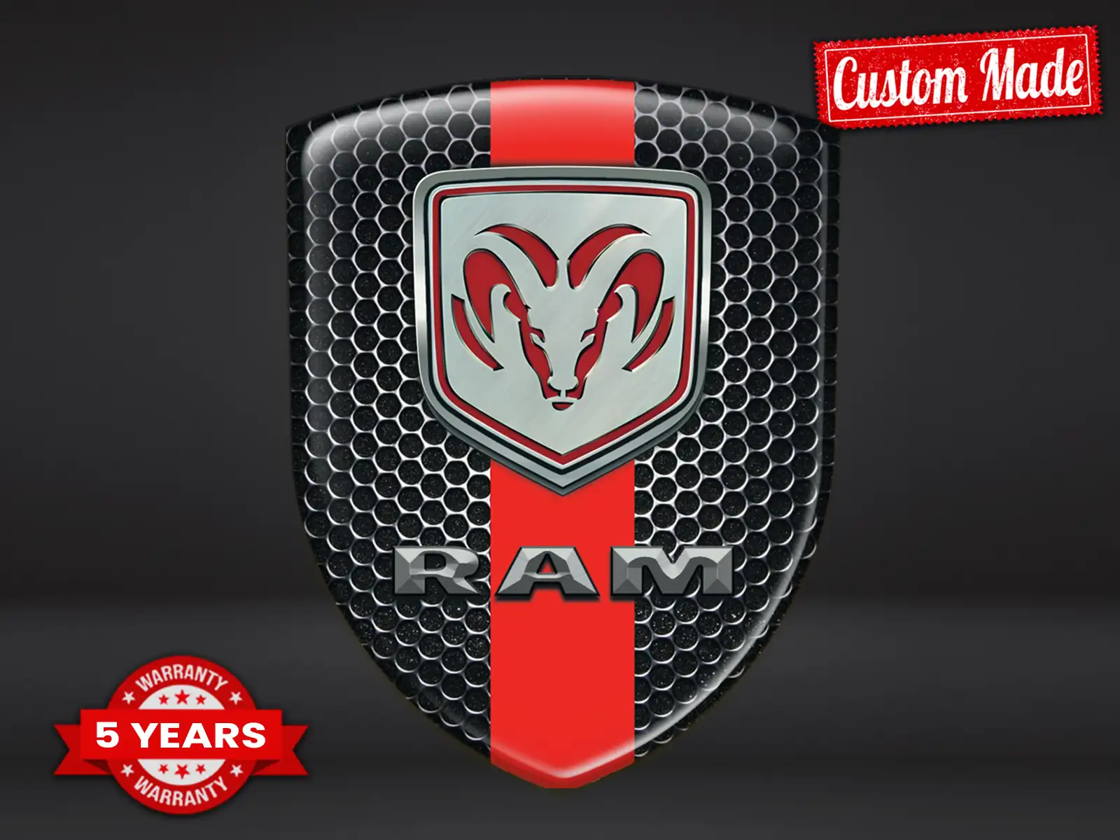 Dodge Stickers Pare-Brise Perso Style Max Pro Résistant